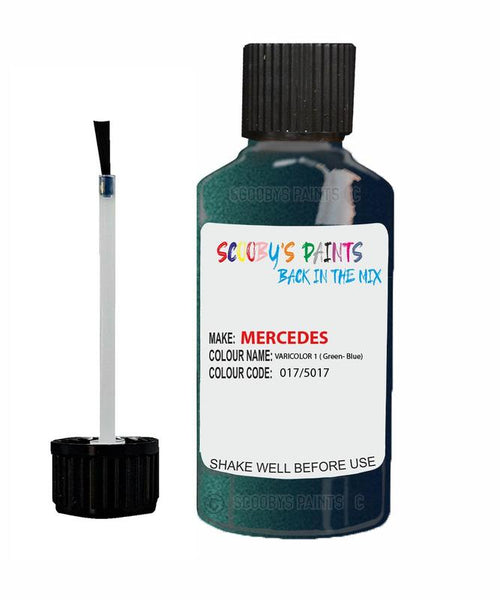 mercedes s class varicolor 1 green blue code 17 5017 017 5017 touch up paint 1996 2001 Scratch Stone Chip Repair 