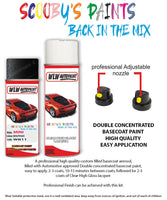 mini jcw paceman absolute black aerosol spray car paint clear lacquer wb11