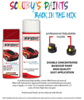 mini cooper s cabrio chili solar red aerosol spray car paint clear lacquer 851