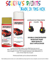 mini cooper s cabrio interchange yellow aerosol spray car paint clear lacquer ya95