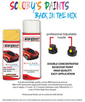 mini one cabrio liquid dakar yellow aerosol spray car paint clear lacquer 902