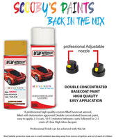 mini cooper s mellow yellow aerosol spray car paint clear lacquer ya58