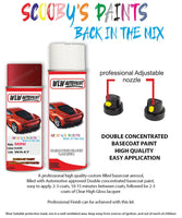 mini cooper s convertible solar red aerosol spray car paint clear lacquer wa47