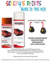 mini jcw clubman spice orange aerosol spray car paint clear lacquer wb23