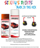 mini jcw spice orange aerosol spray car paint clear lacquer wb23