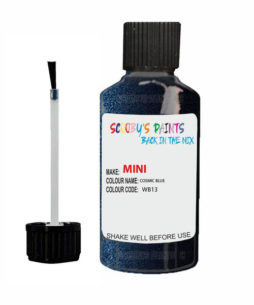 mini colorado cosmic blue code wb13 touch up paint 2010 2016 Scratch Stone Chip Repair 