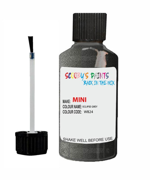 mini one clubman eclipse grey code wb24 touch up paint 2010 2015 Scratch Stone Chip Repair 