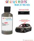 mini cooper emerald grey paint code location sticker plate c1c touch up paint
