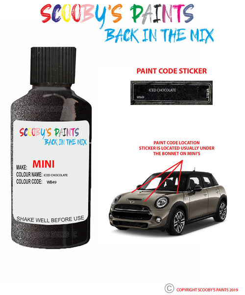 Gsc Paint Code Paint For Mini Jcw Iced Chocolate Code Wb49 Touch Up Paint Scratch Sto ...