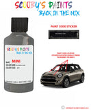 mini one moonwalk grey paint code location sticker plate b71 touch up paint
