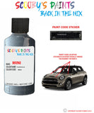 mini cooper s jcw thunder blue paint code location sticker plate wa64 touch up paint