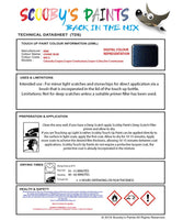 mini one countryman cosmic blue code wb13 touch up paint instructions for use data sheet