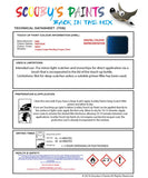 mini cooper deep blue code wb69 touch up paint instructions for use data sheet