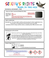 mini cooper s convertible eclipse grey code wb24 touch up paint instructions for use data sheet