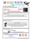 mini one cabrio high class grey code wb43 touch up paint instructions for use data sheet
