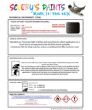 mini cooper s cabrio iced chocolate code wb49 touch up paint instructions for use data sheet
