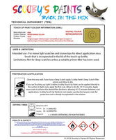 mini one cabrio interchange yellow code ya95 touch up paint instructions for use data sheet