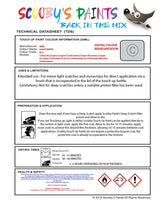 mini one countryman light white code b15 touch up paint instructions for use data sheet