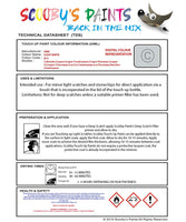 mini one light white code b15 touch up paint instructions for use data sheet