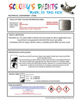 mini cooper hardtop melting silver code c2k touch up paint instructions for use data sheet