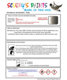 mini one melting silver code c2k touch up paint instructions for use data sheet