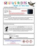 mini one reef blue code wb30 touch up paint instructions for use data sheet