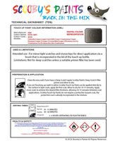 mini cooper s royal grey code wa48 touch up paint instructions for use data sheet