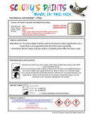 mini cooper s cabrio sparkling silver code wa60 touch up paint instructions for use data sheet