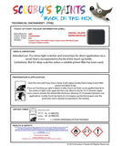 mini cooper thundergrey code b58 touch up paint instructions for use data sheet