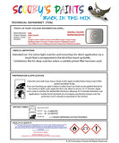 mini cooper s white silver code a62 touch up paint instructions for use data sheet