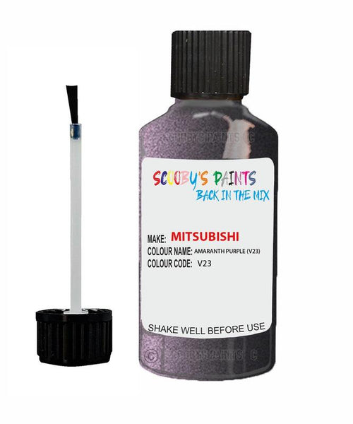 mitsubishi pajero amaranth purple code v23 touch up paint 1999 2002 Scratch Stone Chip Repair 