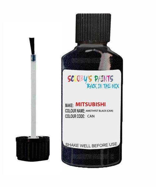 mitsubishi colt amethyst black code can touch up paint 2000 2020 Scratch Stone Chip Repair 