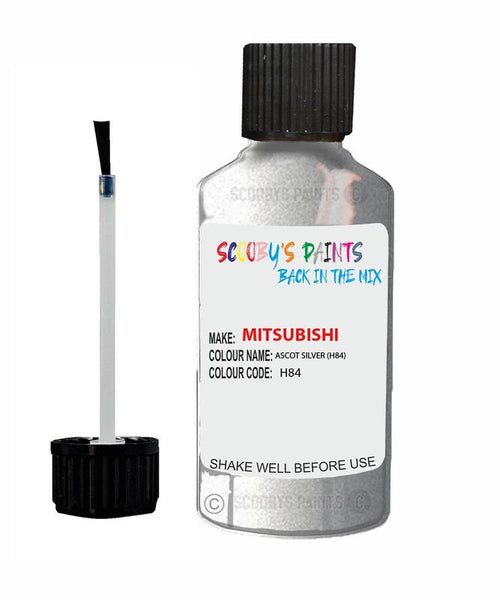 mitsubishi lancer ascot silver code h84 touch up paint 1990 1995 Scratch Stone Chip Repair 