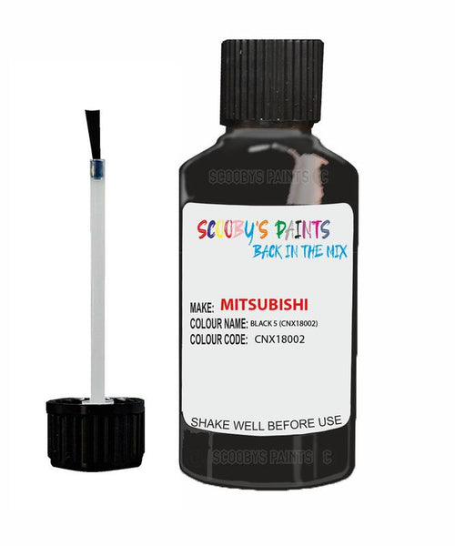 mitsubishi colt black code cnx18002 touch up paint 2009 2009 Scratch Stone Chip Repair 