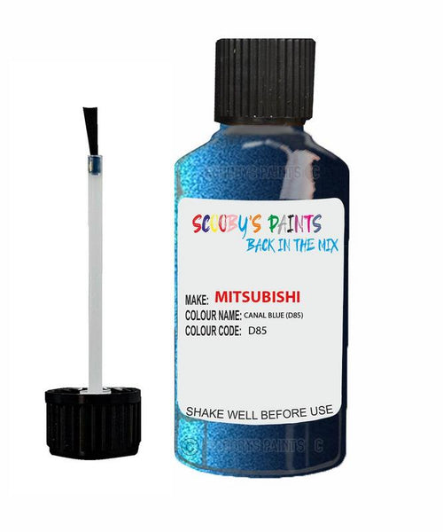 mitsubishi colt canal blue code d85 touch up paint 1998 2001 Scratch Stone Chip Repair 