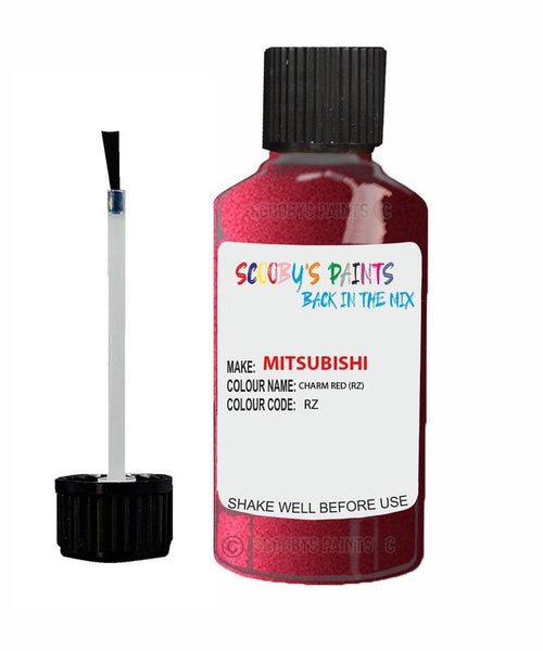 mitsubishi colt charm red code rz touch up paint 2014 2016 Scratch Stone Chip Repair 