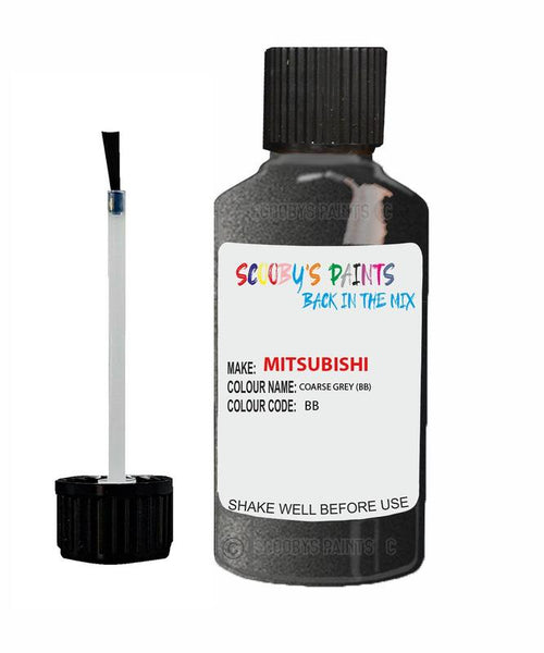 mitsubishi lancer coarse grey code bb touch up paint 1990 1996 Scratch Stone Chip Repair 