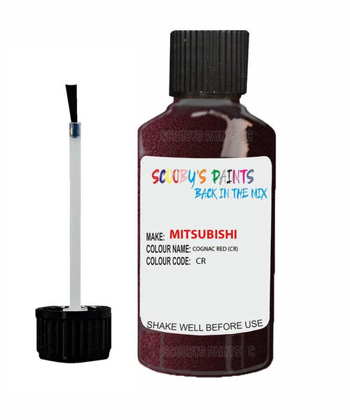 mitsubishi lancer cognac red code cr touch up paint 2000 2000 Scratch Stone Chip Repair 