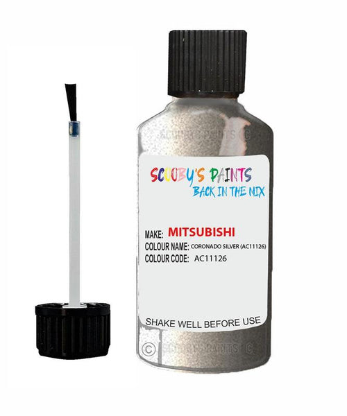 mitsubishi 3000gt coronado silver code ac11126 a26 touch up paint 1994 2005 Scratch Stone Chip Repair 