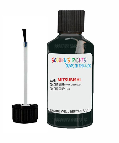 mitsubishi delica dark green code g6 touch up paint 1997 1997 Scratch Stone Chip Repair 