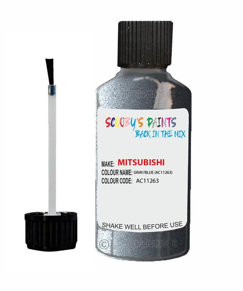 mitsubishi l200 gray blue code ac11263 touch up paint 1990 2001 Scratch Stone Chip Repair 