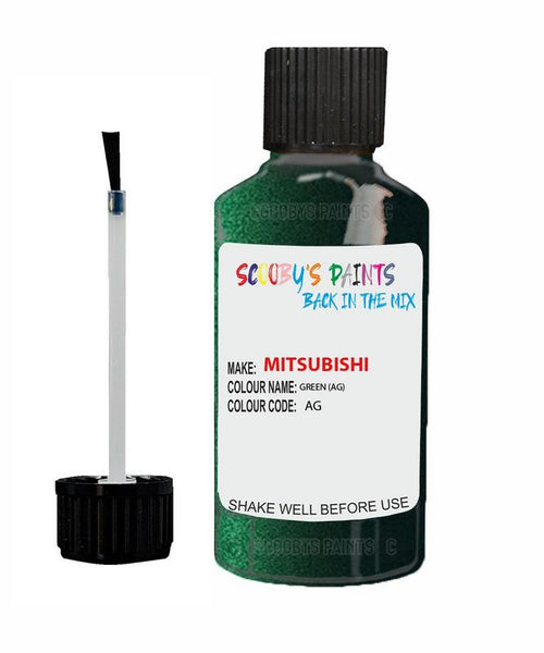 mitsubishi challenger green code ag touch up paint 1998 2003 Scratch Stone Chip Repair 