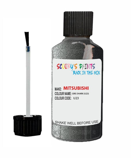 mitsubishi outlander gris shark code u23 touch up paint 2013 2013 Scratch Stone Chip Repair 
