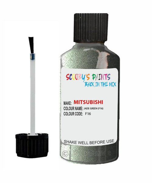 mitsubishi delica jade green code f16 touch up paint 2007 2008 Scratch Stone Chip Repair 