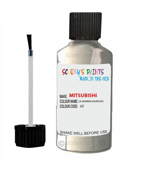 mitsubishi pajero la guardia silver code gf touch up paint 1993 1997 Scratch Stone Chip Repair 