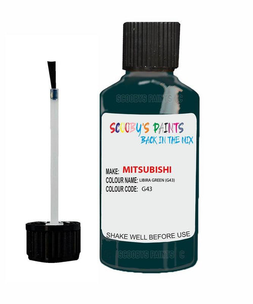 mitsubishi l300 libira green code g43 touch up paint 1997 2002 Scratch Stone Chip Repair 