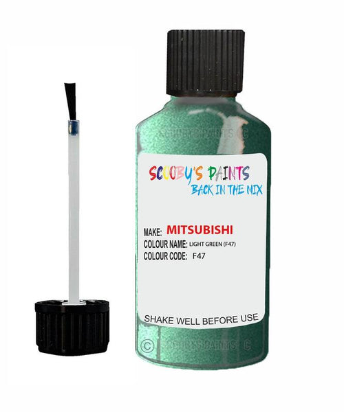 mitsubishi l300 light green code f47 touch up paint 1998 2000 Scratch Stone Chip Repair 