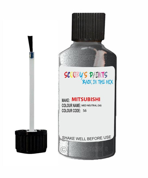 mitsubishi lancer med neutral code s6 touch up paint 1996 2011 Scratch Stone Chip Repair 