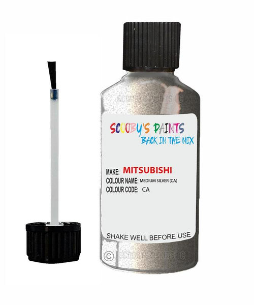 mitsubishi lancer medium silver code ca touch up paint 2003 2007 Scratch Stone Chip Repair 