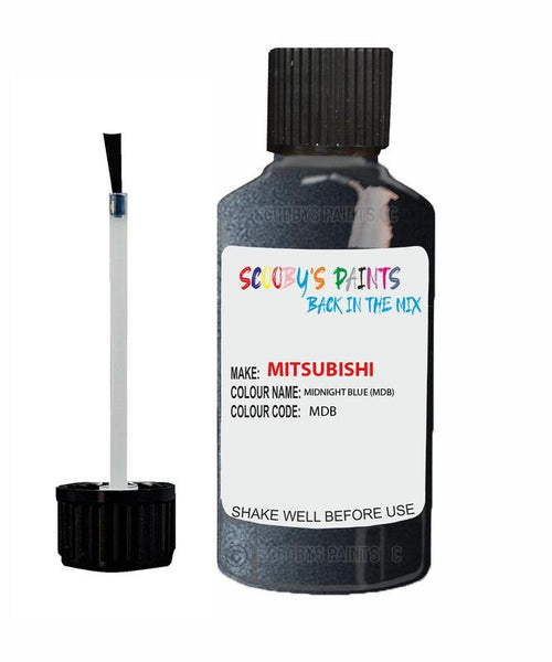 mitsubishi lancer midnight blue code mdb touch up paint 1990 1991 Scratch Stone Chip Repair 